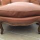 Louis VX style leather armchairs