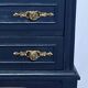 Pair of restored vintage bedside tables in Louis XVI style.