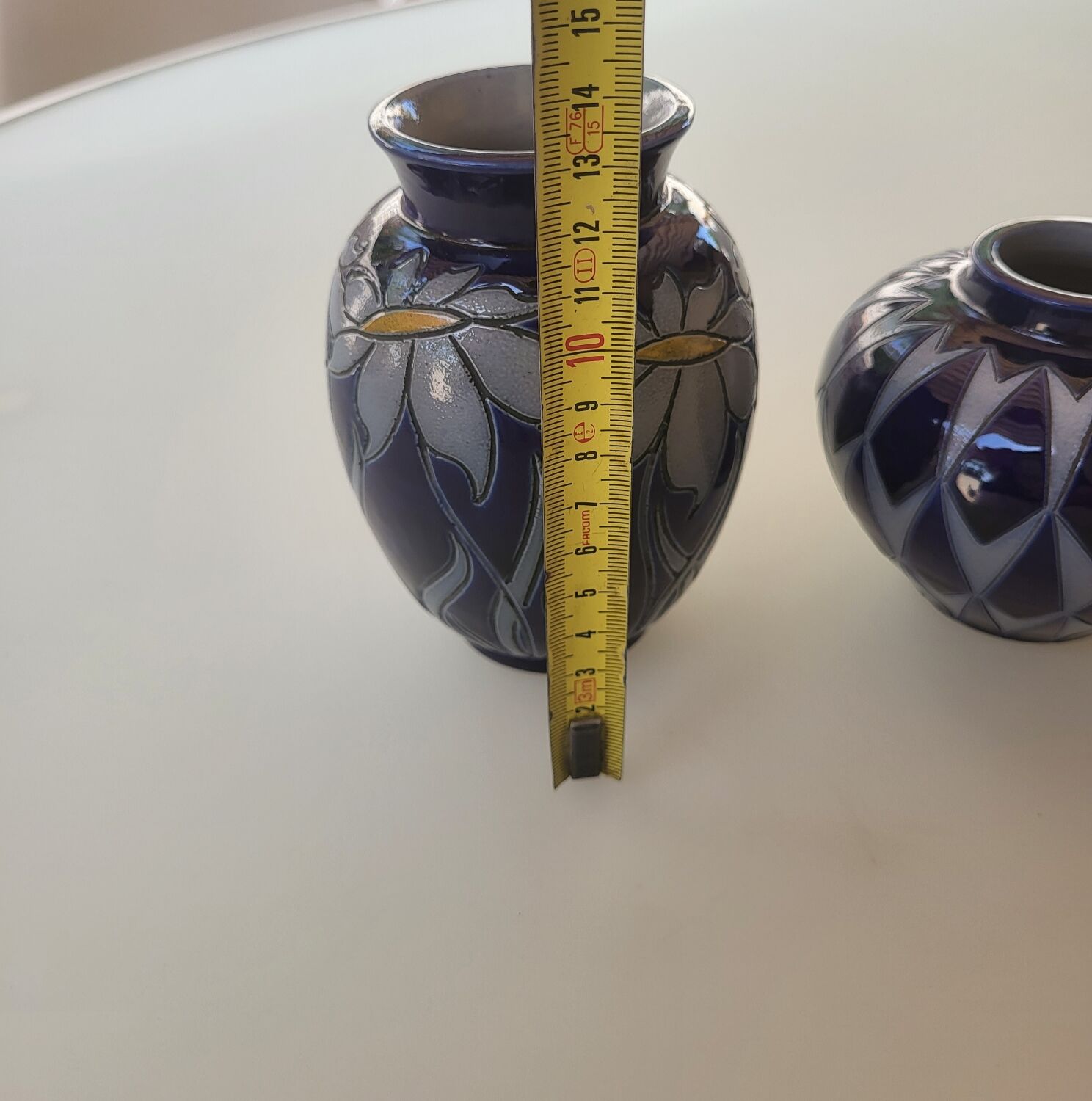 Lot de 2 vases alsaciens