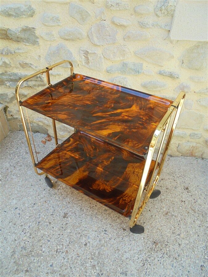 Folding serving tortoiseshell pattern