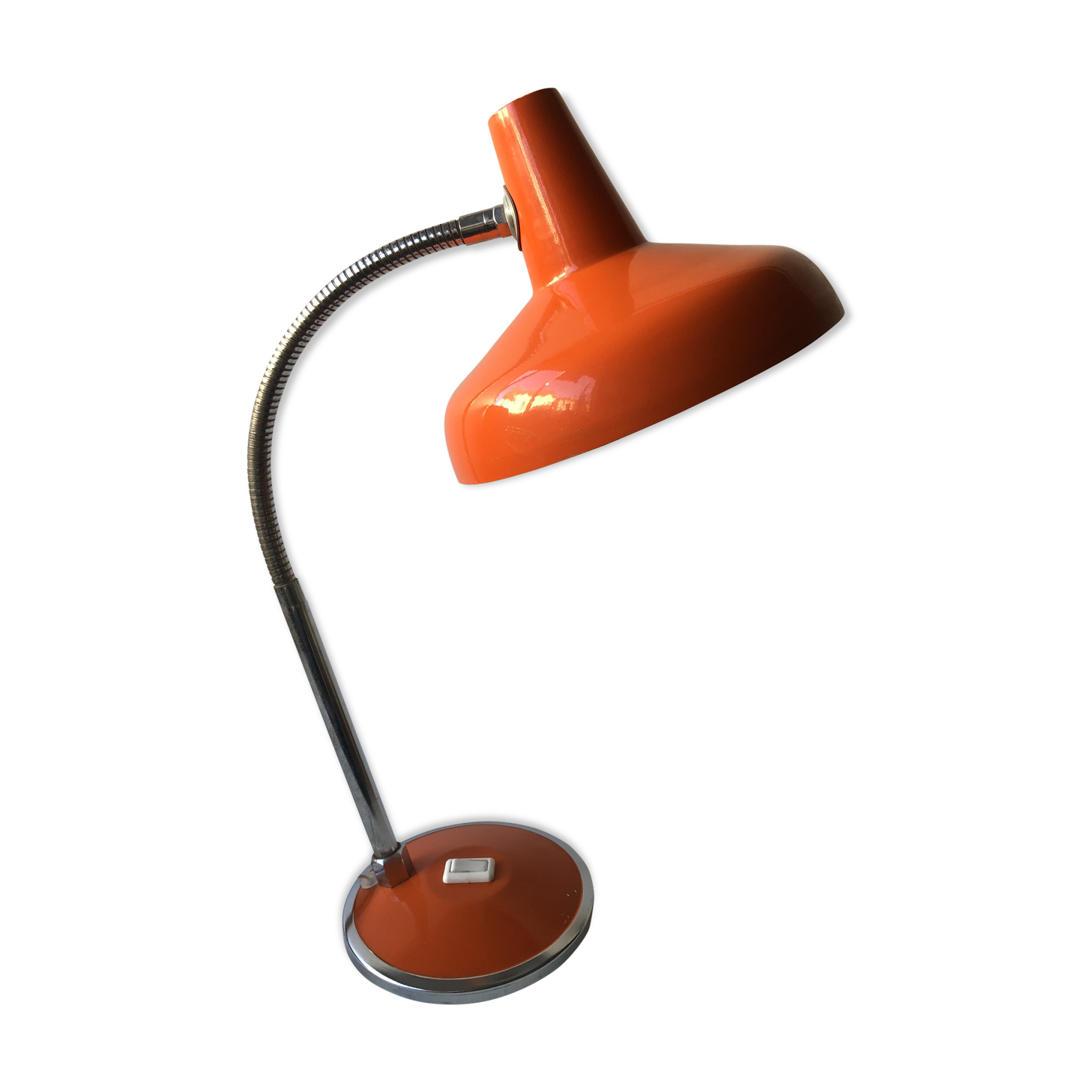 Vintage orange lamp