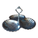 Vintage metal servant