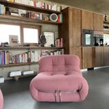 Armchair Soriana Afra and Tobia Scarpa 60s Cassina