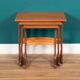 Retro Teak 1960s G Plan Mid Century Nest Of 3 Coffee Tables
