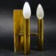 Art Deco two-armed wall lamp, 1970s
