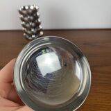 set of 6 stainless steel dessert bowls, 1970