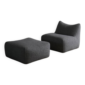 Chauffeuse et ottoman - bellini