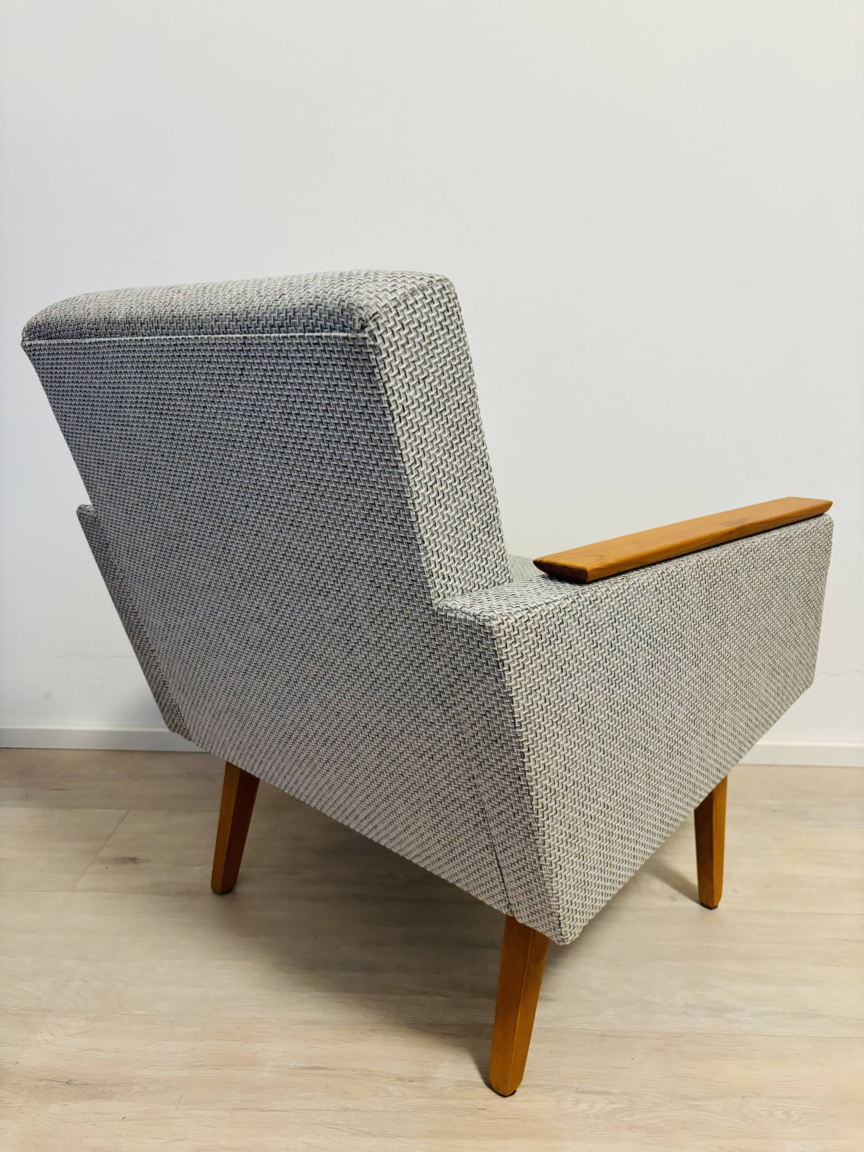 Vintage Grey Armchair from Czekoslovakia 1970’s