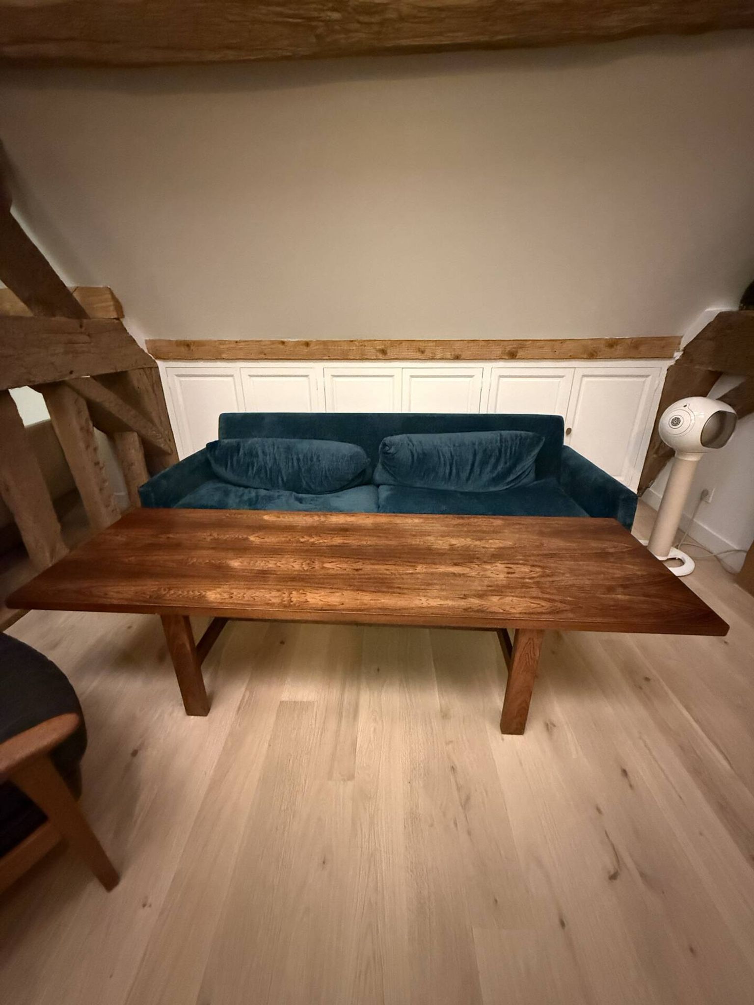 Table basse vintage en palissandre - design danois - 200 cm