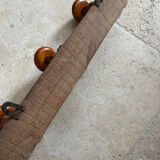 Coat rack hook wood