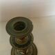 Pair of old brass candle holders