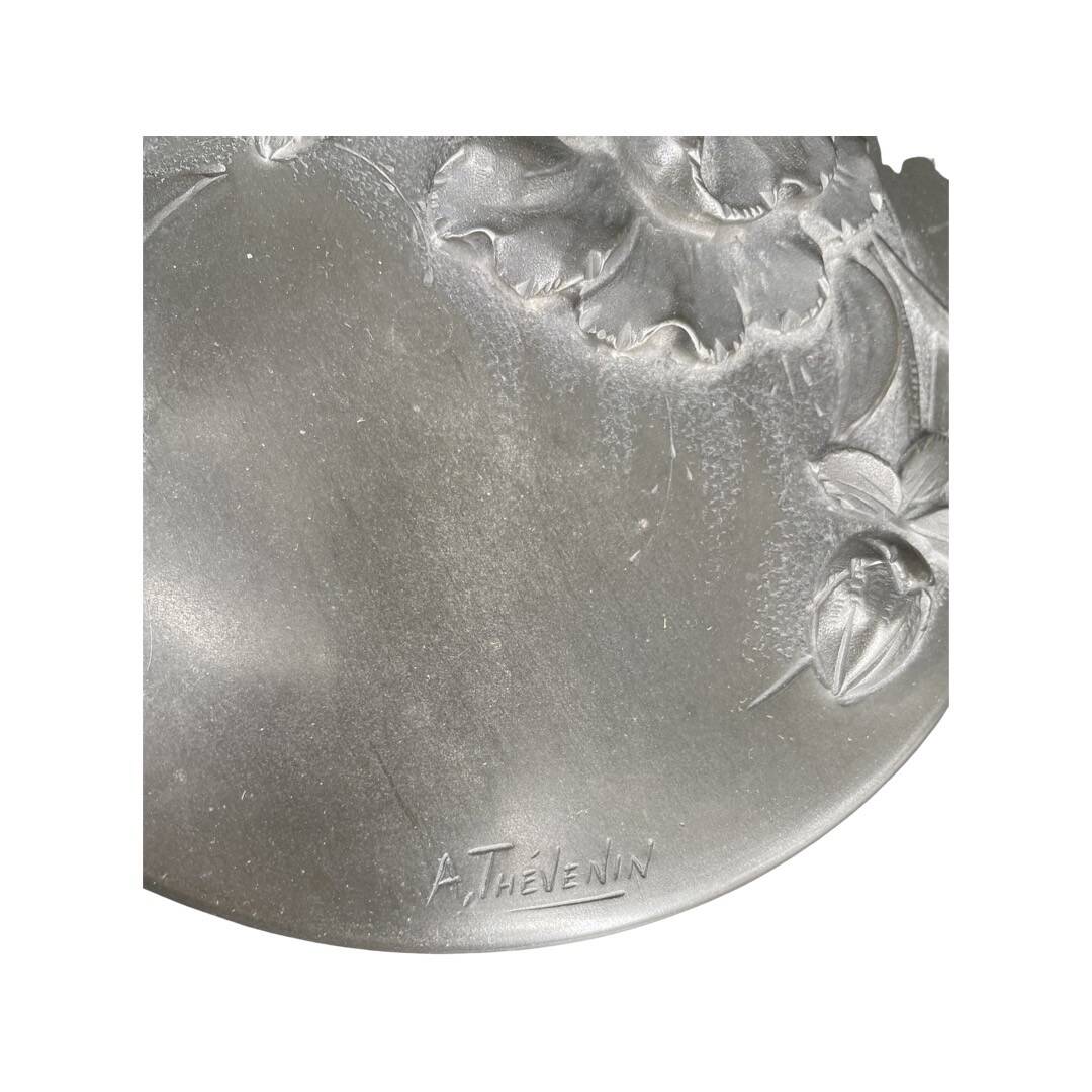 Art Nouveau Tin Box Signed A. Thévenin