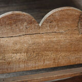 Rocking child cradle, wooden, popular art