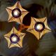 Chandelier en bois rustique