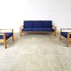 Vintage scandinavian sofa set, 1970s