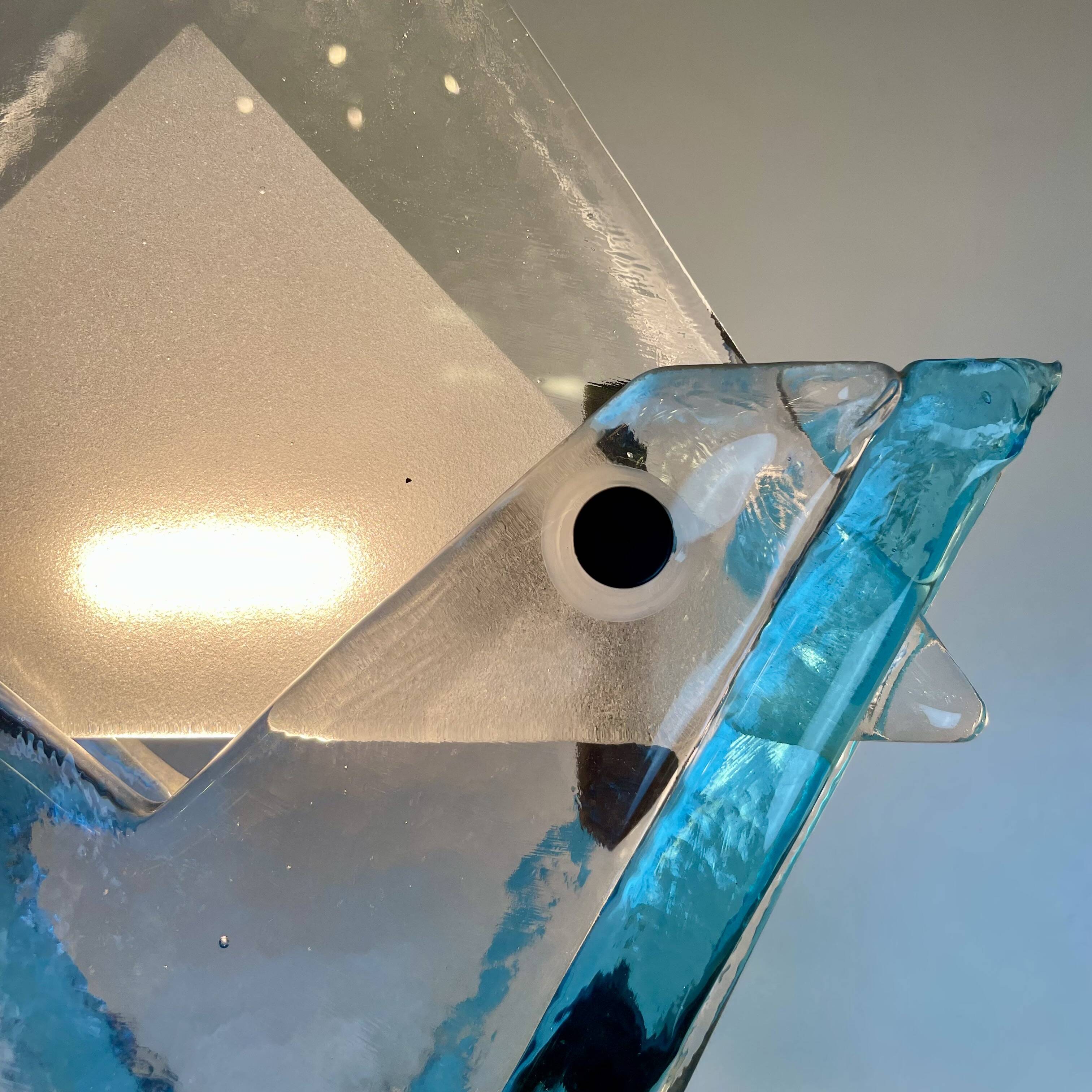 Post-Modern Floor Lamp att. to Mazzega, Italy, 1980s