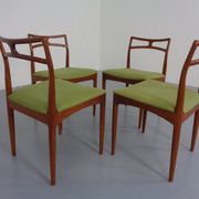 Model 94 Teak Dining Chairs by Johannes Andersen for Christian Linneberg, 1960s, Set of 4