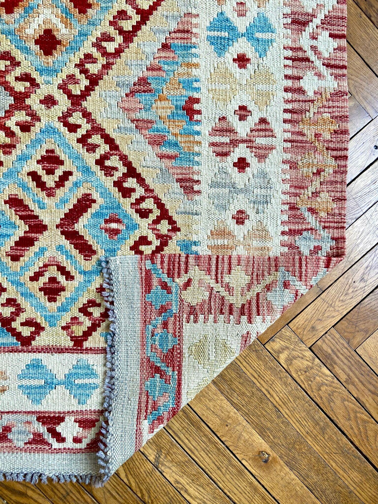 Tapis kilim multicolore 177 x 121 cm