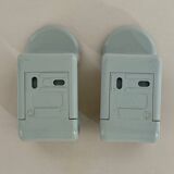 Paire de patères par Ambrogio Rossari pour Gedy Italie années 1970