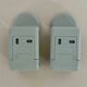 Pair of coat hooks by Ambrogio Rossari for Gedy Italy 1970s