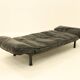 Daybed by Zanotta in black leather