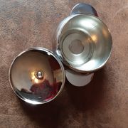 Sucrier métal vintage