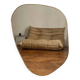 Large organic dune mirror - gold