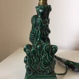 Ceramic lamp base 1950 seahorse Vallauris?
