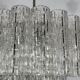 Vintage murano glass elements chandelier from 60s