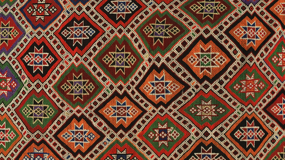 Anatolian handmade kilim rug 288 cm x 130 cm