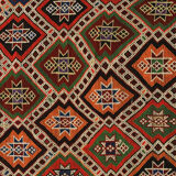 Anatolian handmade kilim rug 288 cm x 130 cm