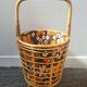 Rattan sewing table