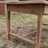 Old farmhouse table 2 drawers