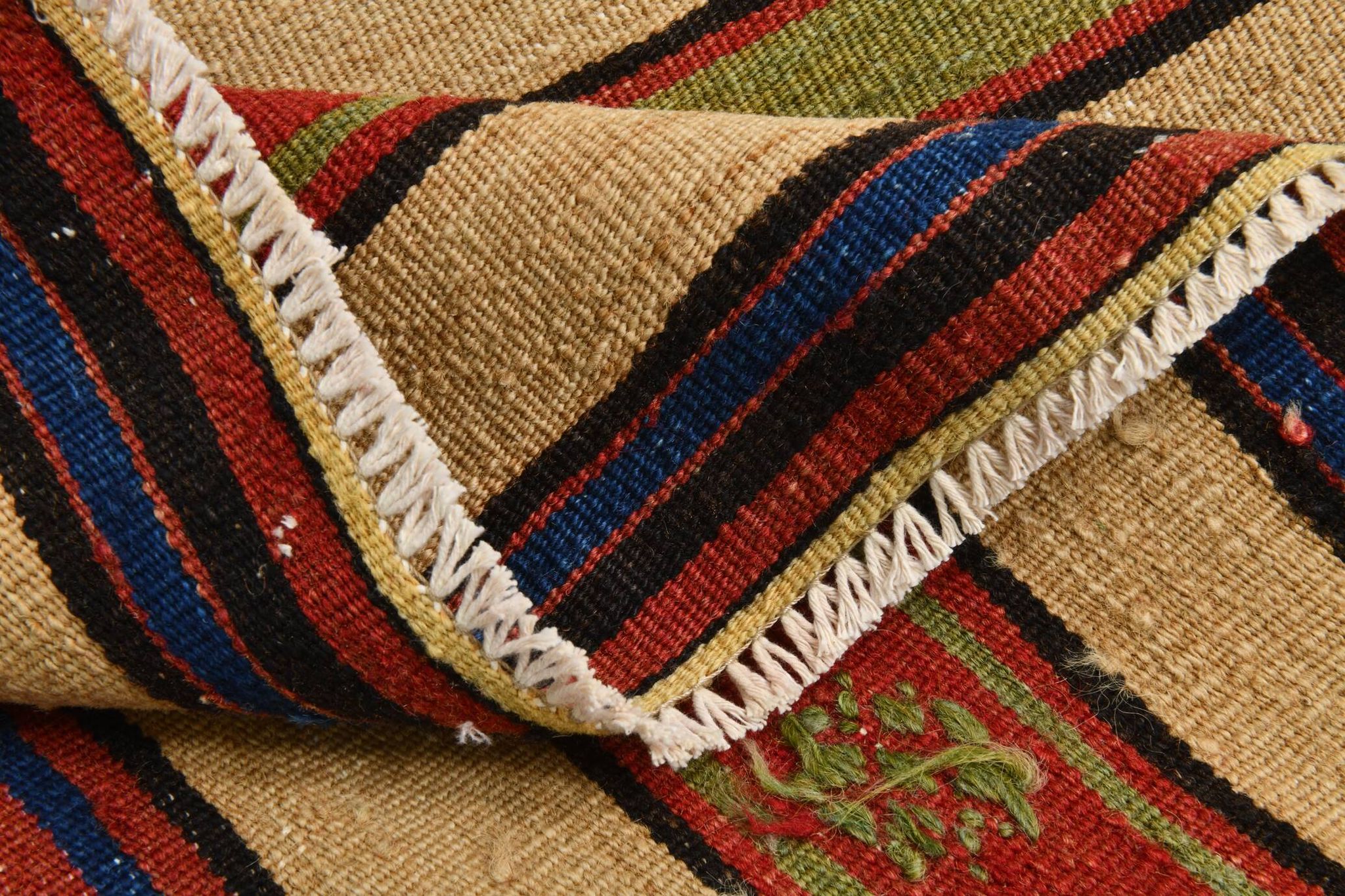 Handmade Wool Kilim Runner Rug, 70x258Cm