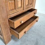 Commode bar en chêne des années 1950