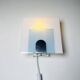 Minimalist Postmodern Square Wall Lights by Nafa Nybro Armaturfabrik, Sweden 1980s