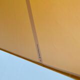 Louis Drimmer ball lamp with label 2000's poppy flowers