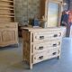 Commode ancienne en bois massif – rénovée