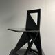 Dutch post modern foldable side chair, Eindhoven Design Academy, 1980s
