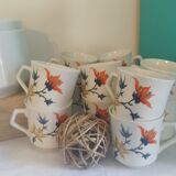 French floral porcelain coffee service