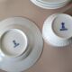 Lot 12 tasses à café et pot à lait en porcelaine Ak Kaiser années 70