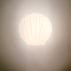 Pair of Vintage Shell-Shaped Opaline Glass Wall Lamps from Limburg, 1970s