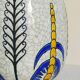 Soliflore bottle vase in fine earthenware boch frères la louvière-keramis early 20th century