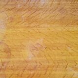 Chest of drawers of the 50s in oak compass feet 4 drawers