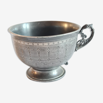 Antique pewter cup