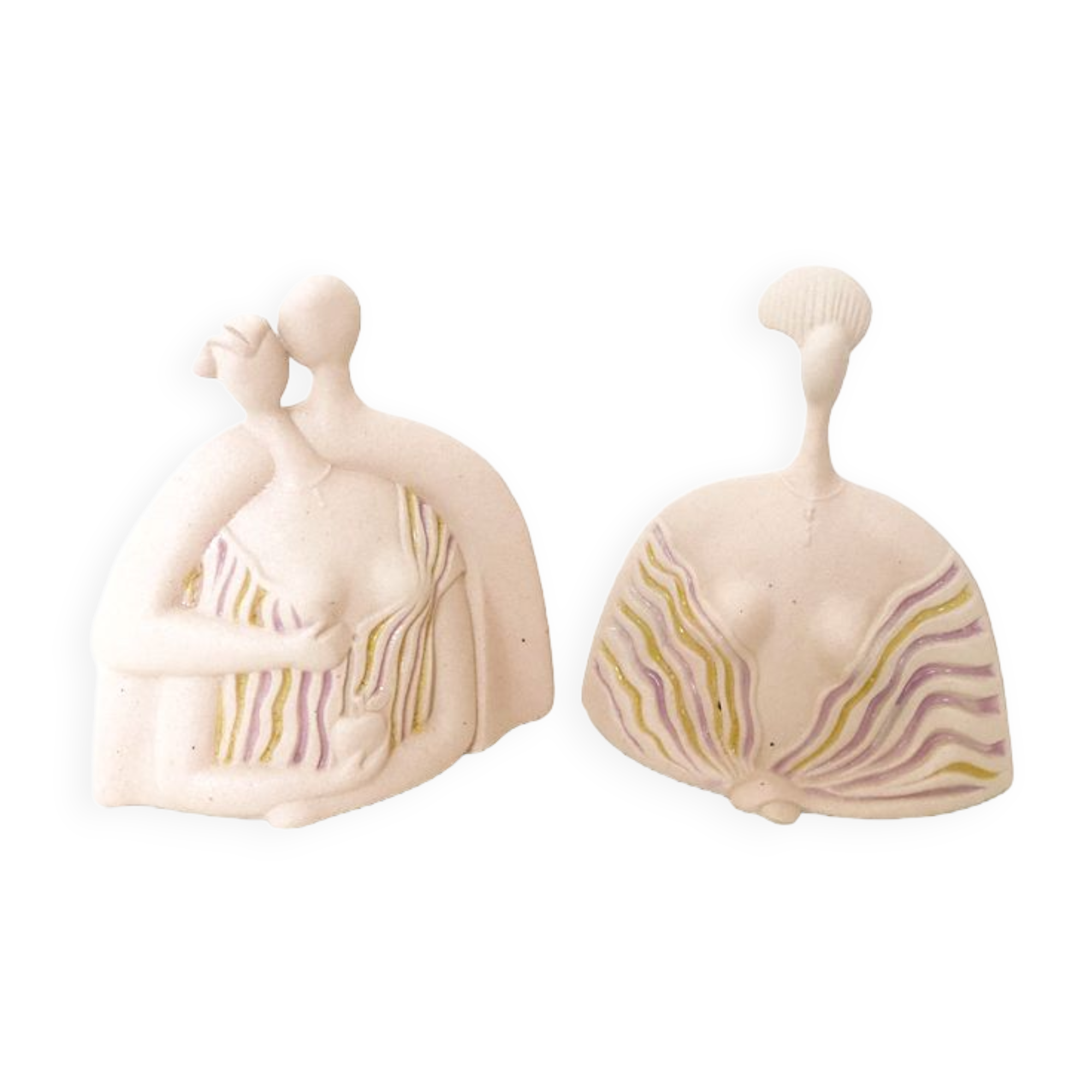 Buste femme rose , ceramiche chiminazzo, 1970