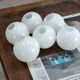 Lot de 6 globes anciens en opaline blanche