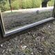 Miroir Napoléon III en bois noirci 68x135cm