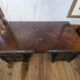 Grand Bureau Américain toutes faces Sculpté "Leopold Desk Co." – Circa 1920