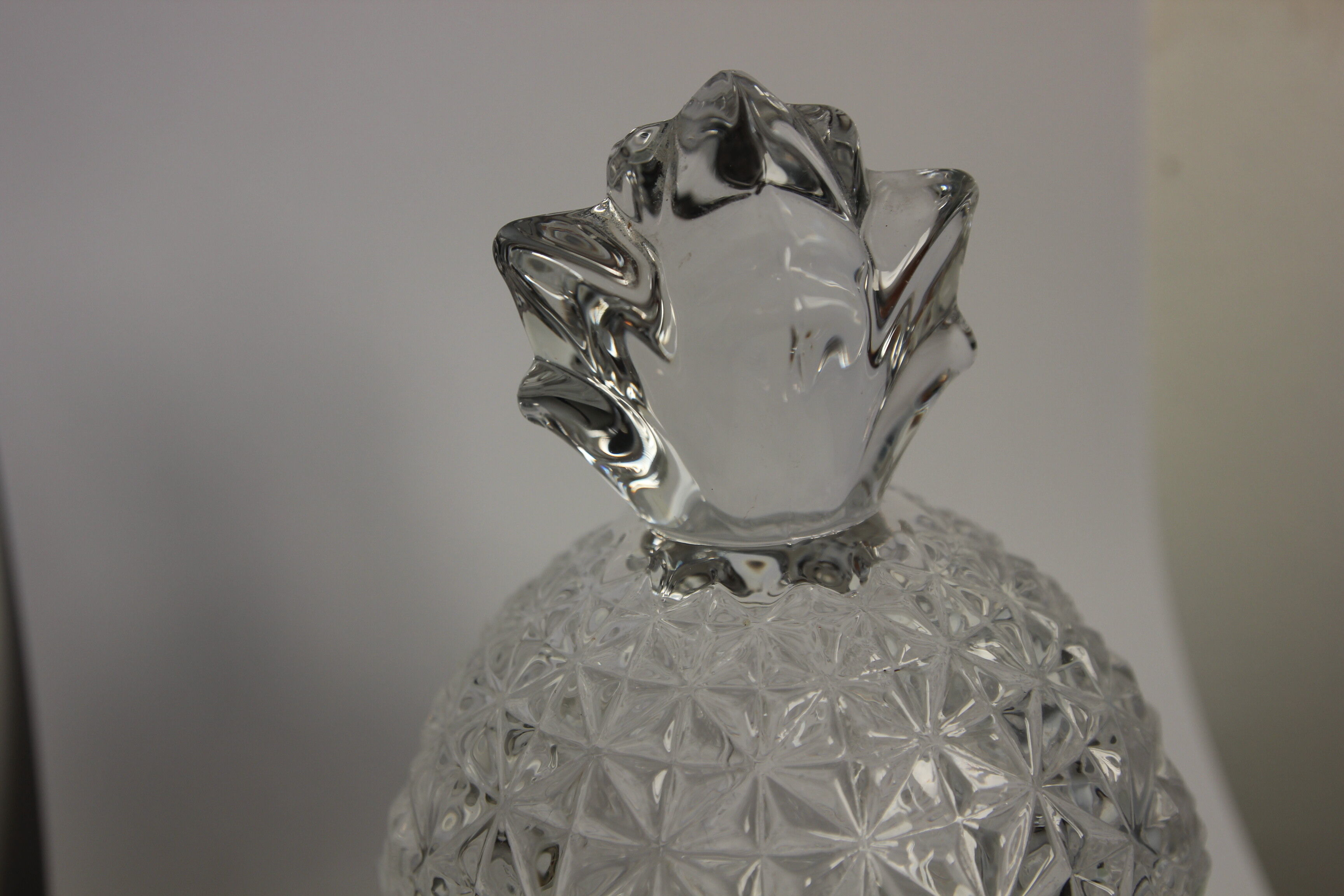 Bonbonnière ananas en cristal